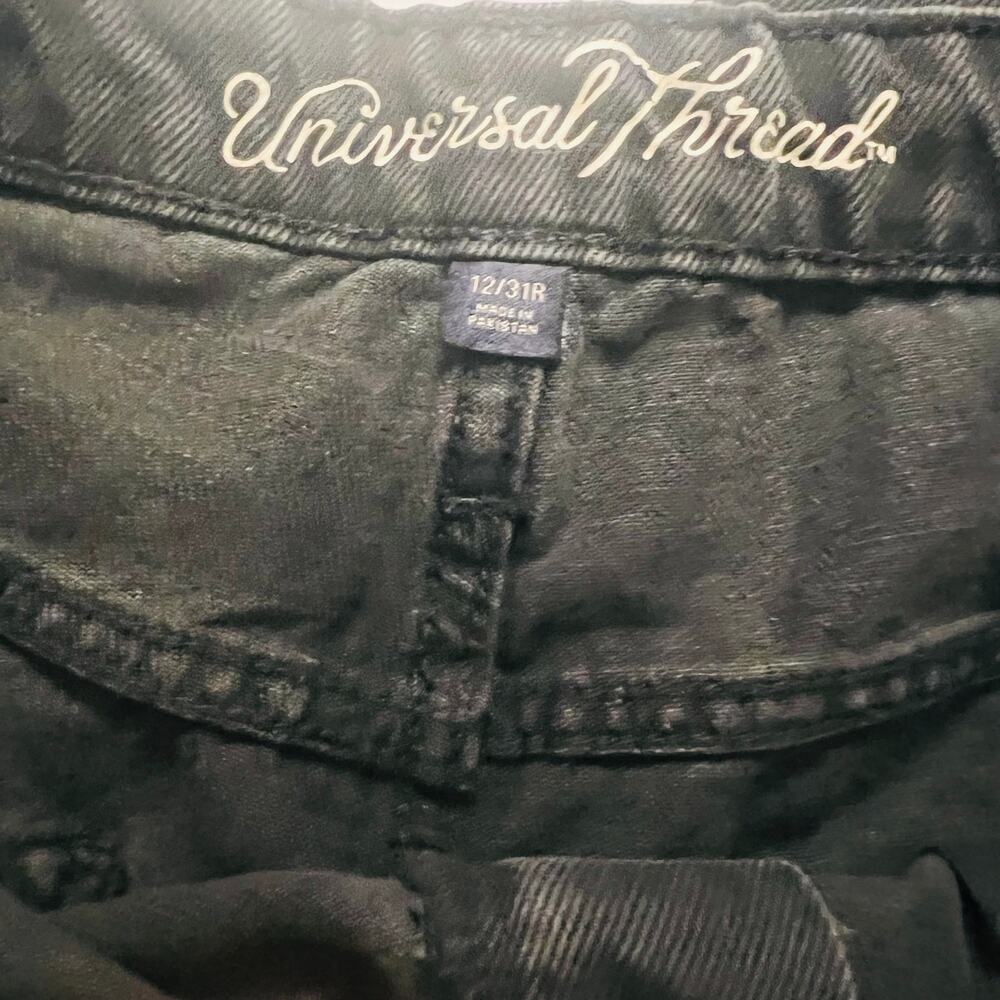 Universal Thread High Rise Straight Cropped Jeans Charcoal Gray Size 18 NWT - Picture 5 of 11
